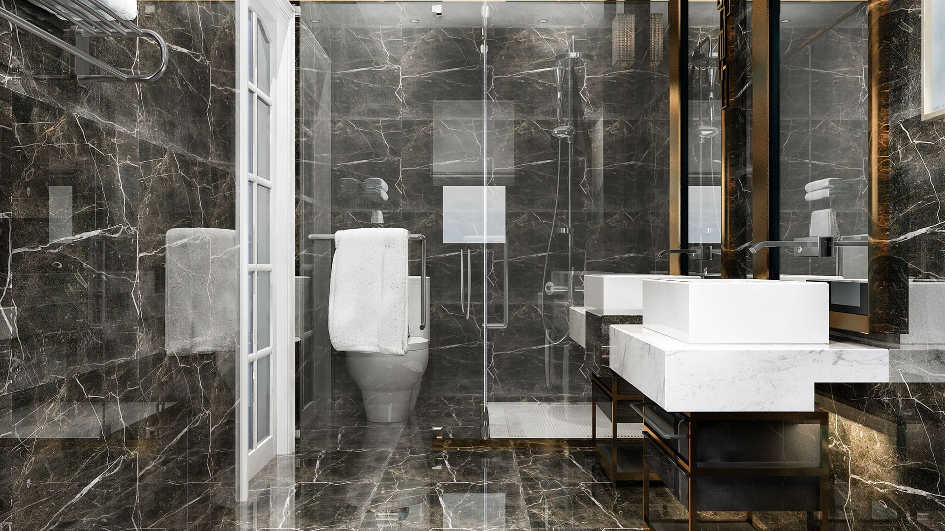 Aménagement de salle de bain par Aquaservice
